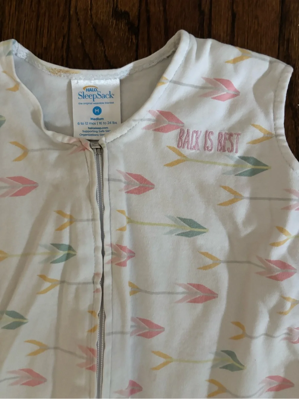 Bundle Halo Sleeveless Sleep Sacks - Pink & Ivory Arrow Print
